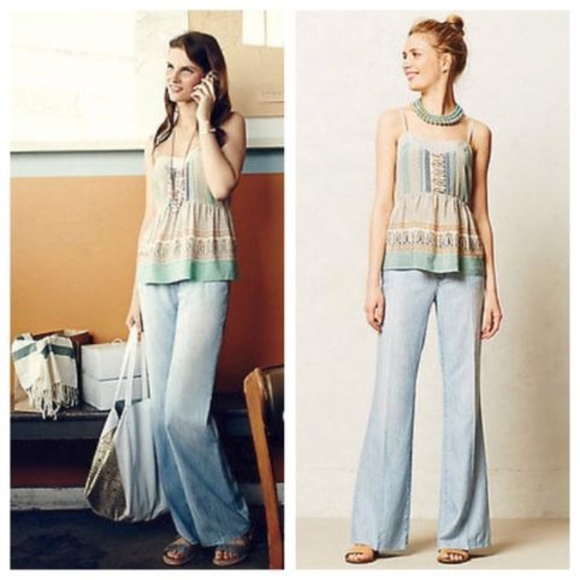 Anthropologie Denim - Level 99 Anthropologie Newport Wide Leg Jeans 27